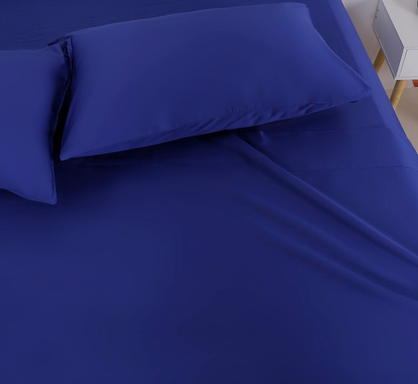 Plain Royal Blue Complete Sheet Set