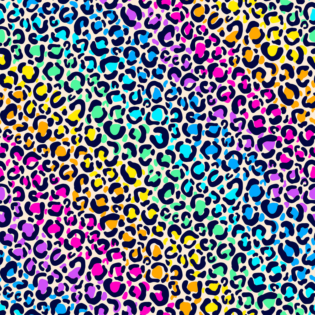 Rainbow Leopard Quilt Cover Set by Suzz in Colour