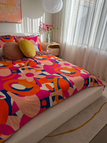 Sunrise Quilt Cover Set by Banana Pop Designs