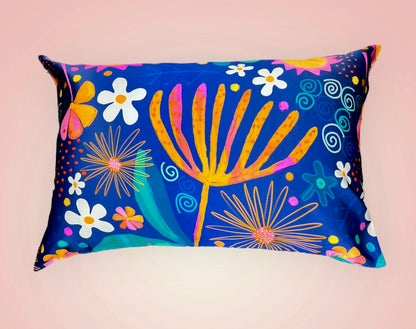 Field of Dreams Silk Pillowcase by Deb McNaughton