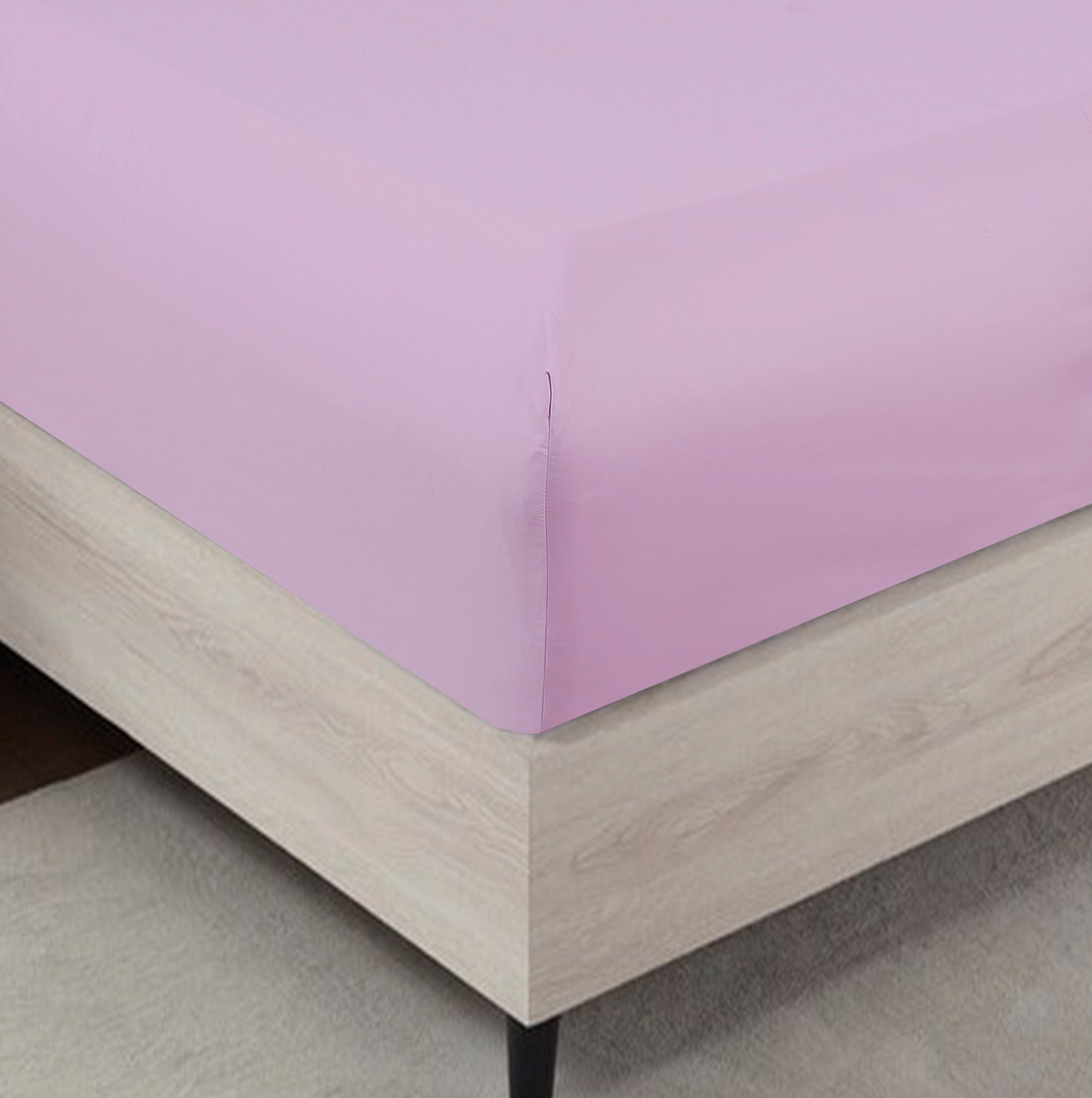 Plain Pale Mauve Complete Sheet Set