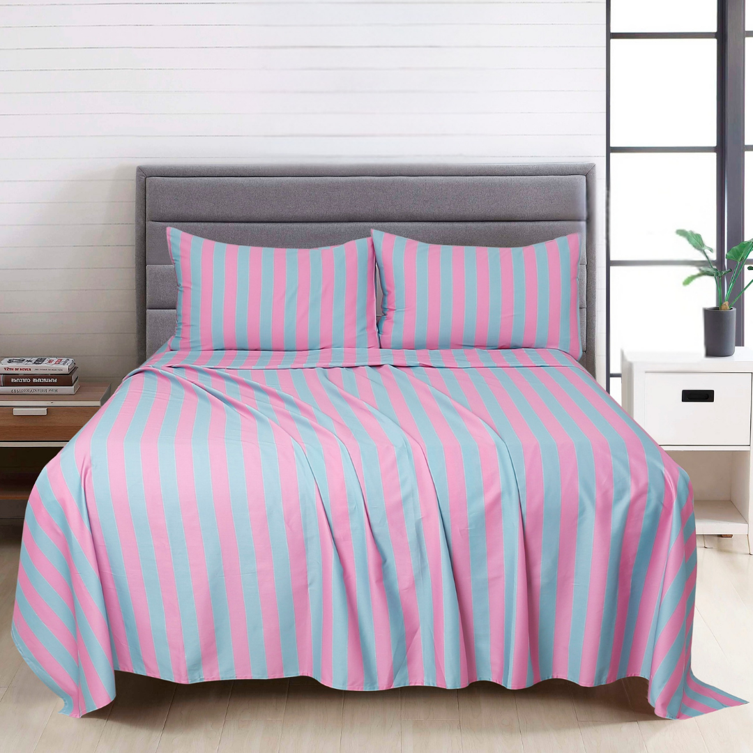 Malibu Stripe Complete Sheet Set by Alex Mason